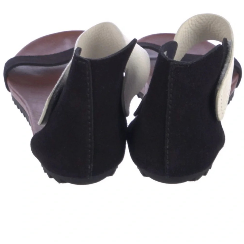 Pedro Garcia Jalila black & white sandals - Picture 4 of 5